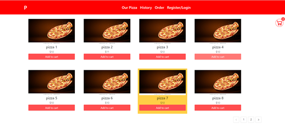 Booking Pizza: Booking Pizza